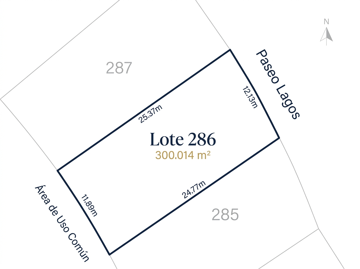 Plano oficial Lote 286